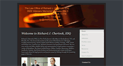 Desktop Screenshot of chertocklaw.com