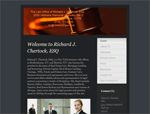 Tablet Screenshot of chertocklaw.com